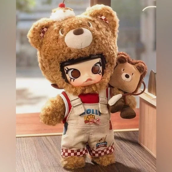 POP MART Molly Bear Bread 1/8 Action Figure 🍞🍞 NWT - Picture 4 of 6